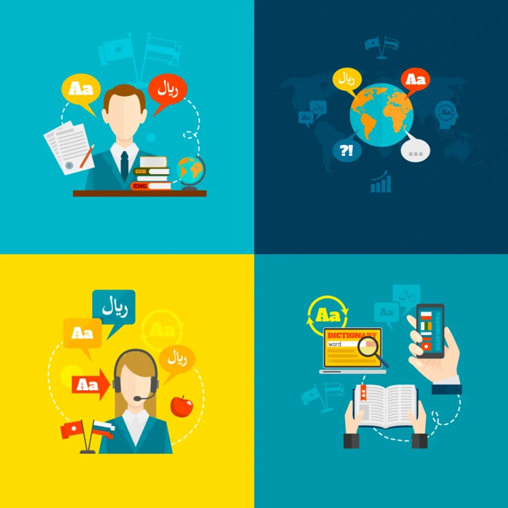 Localization services — translation, cultural adaptation, and multilingual formatting.