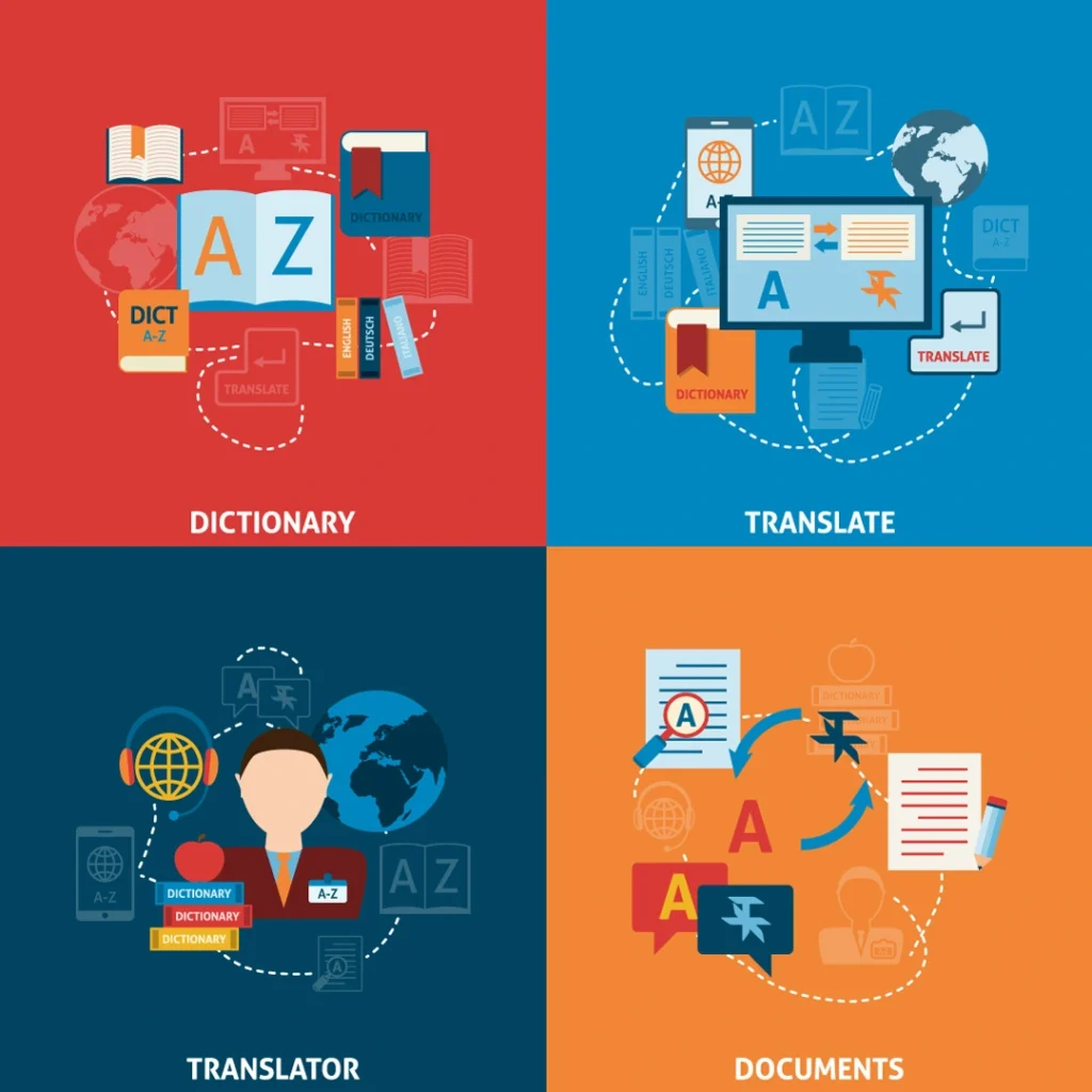 Multilingual desktop publishing (DTP) services — InDesign, Quark, and Word DTP expertise.