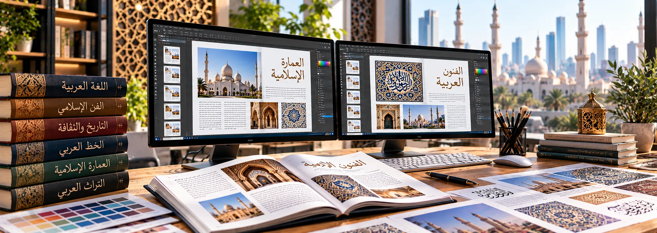 Arabic DTP Services for accurate right-to-left layouts in print and digital