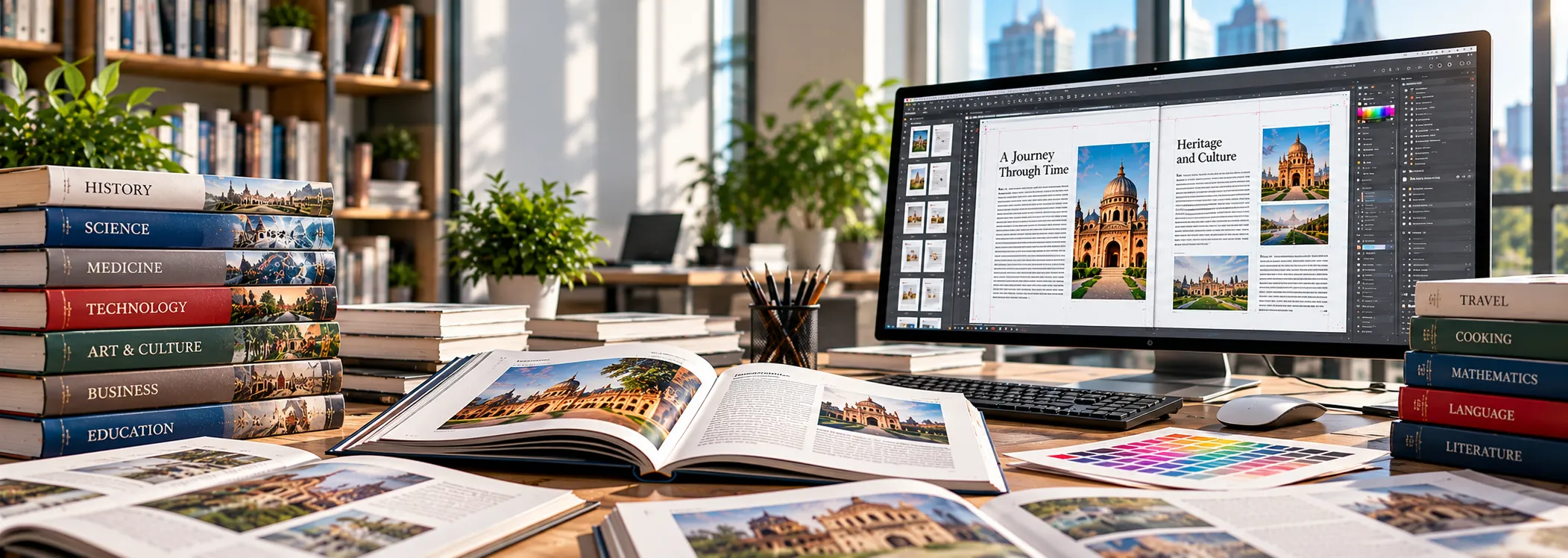 Book DTP & Typesetting Services for print and digital publishing