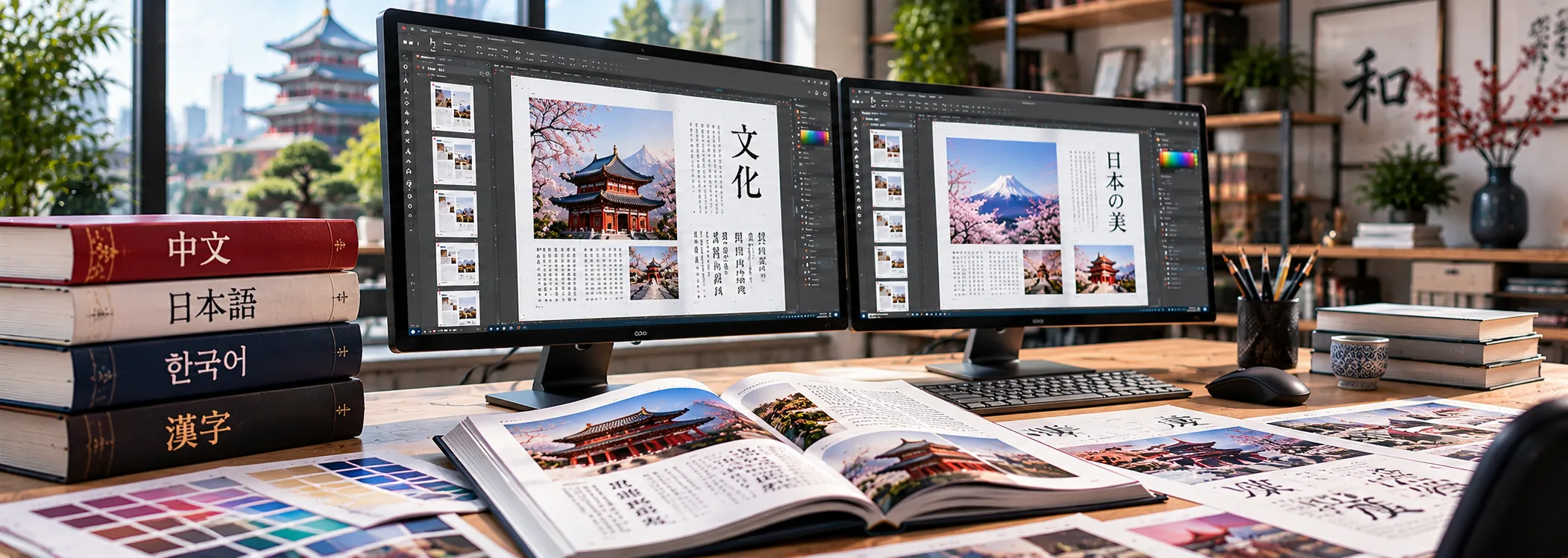 CJK DTP Services for Chinese, Japanese and Korean typesetting and layouts