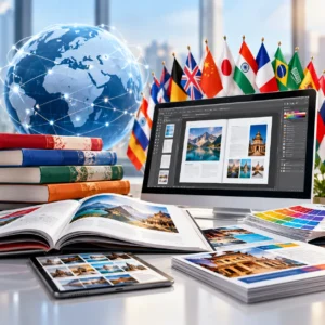 Multilingual DTP services for global publishing and content