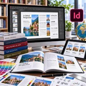 Professional multilingual Adobe InDesign DTP services