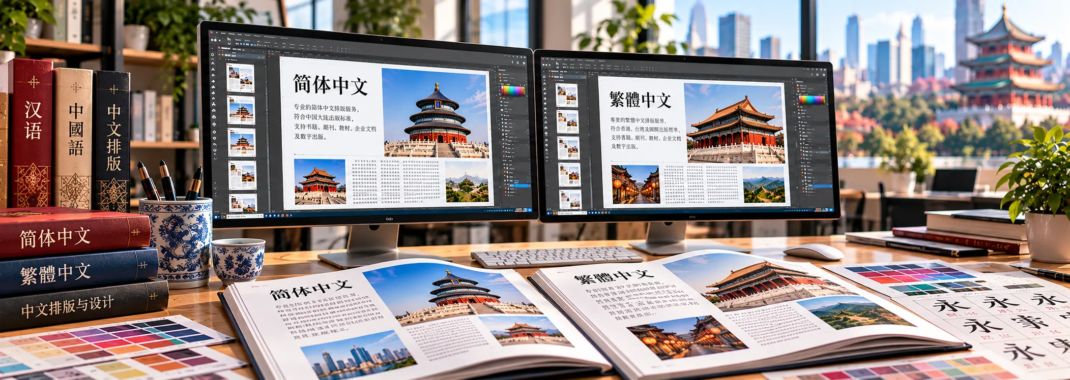 Chinese DTP Services for Simplified and Traditional Chinese layouts