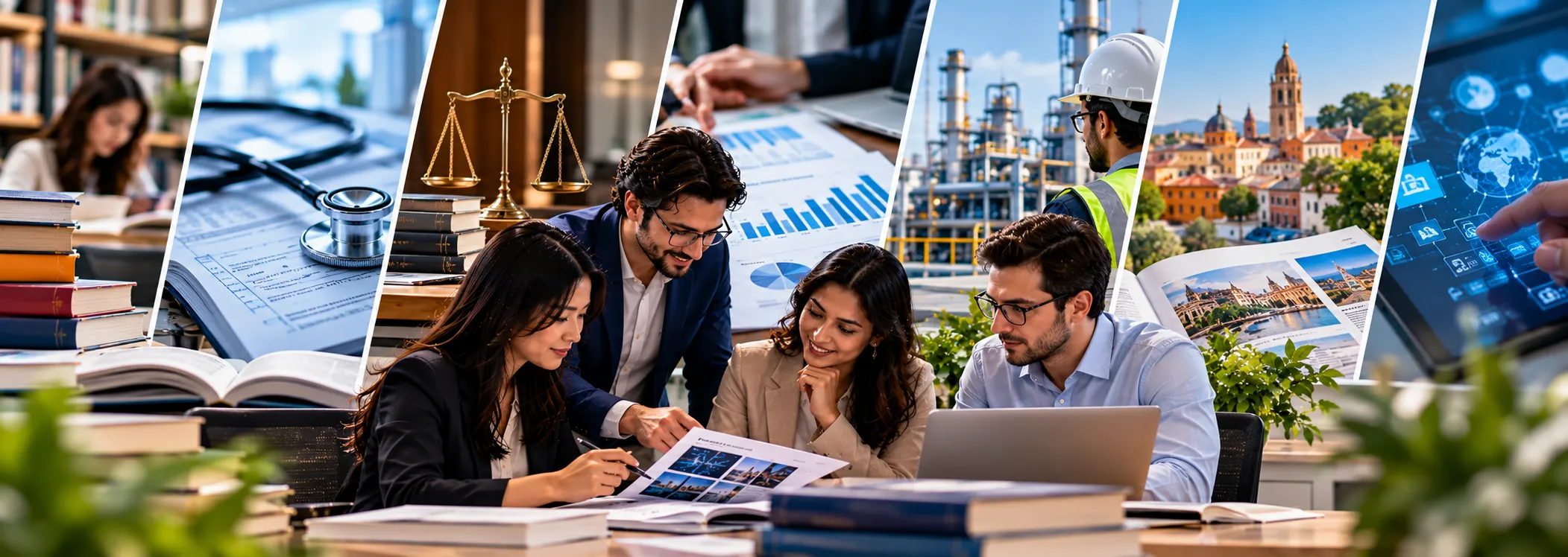 Industries We Serve: multilingual DTP for publishing, education, healthcare and more