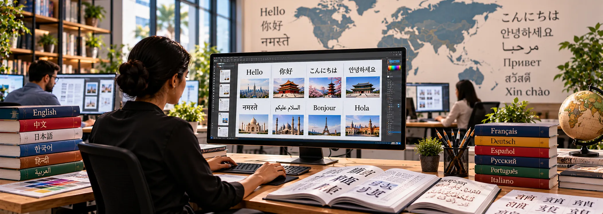 Languages We Support: multilingual DTP in 100+ languages and scripts