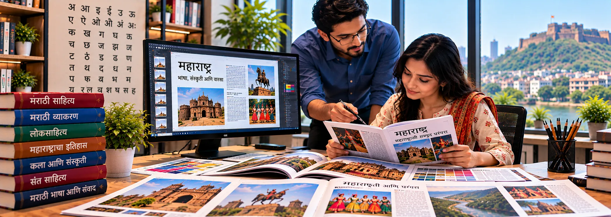 Marathi DTP Services for accurate Devanagari layouts in print and digital