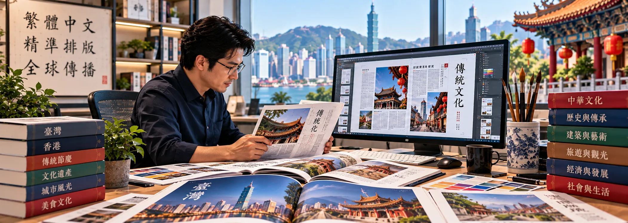 Traditional Chinese DTP Services for accurate layouts in print and digital